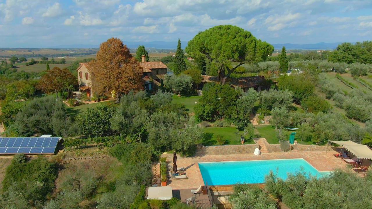 Villa Fontanaro Farm And Culinary School Paciano Esterno foto