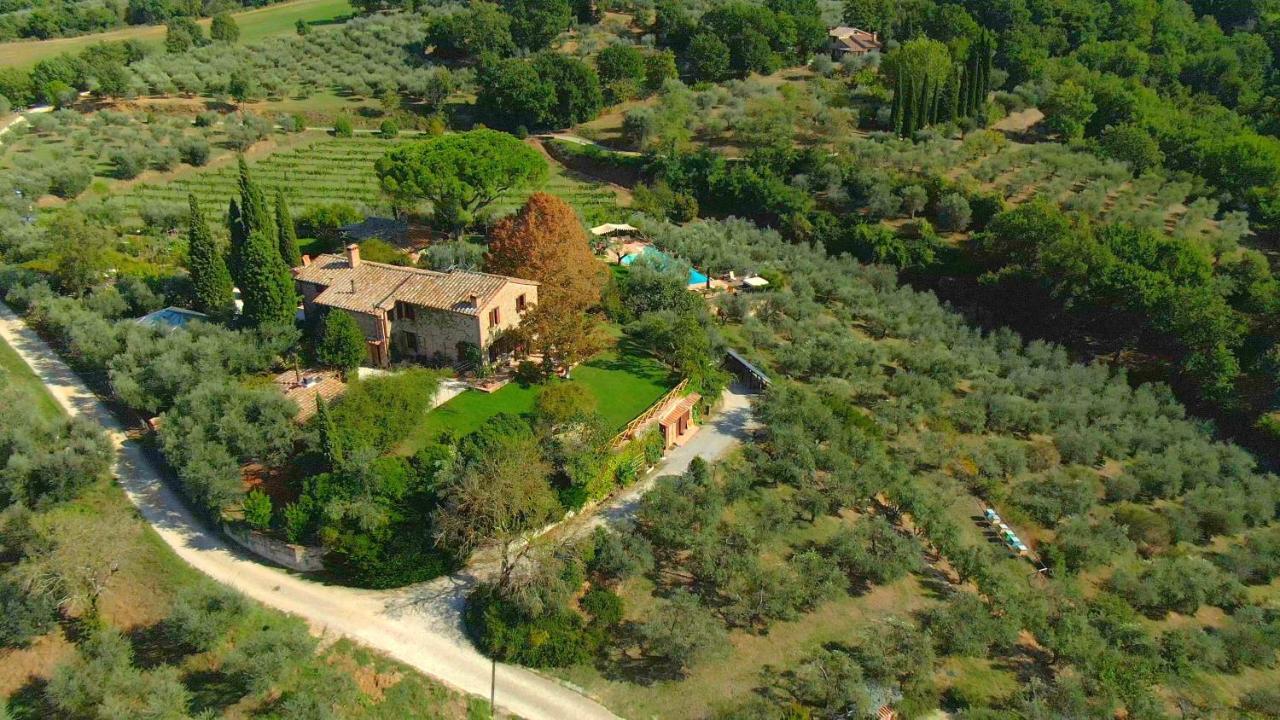 Villa Fontanaro Farm And Culinary School Paciano Esterno foto